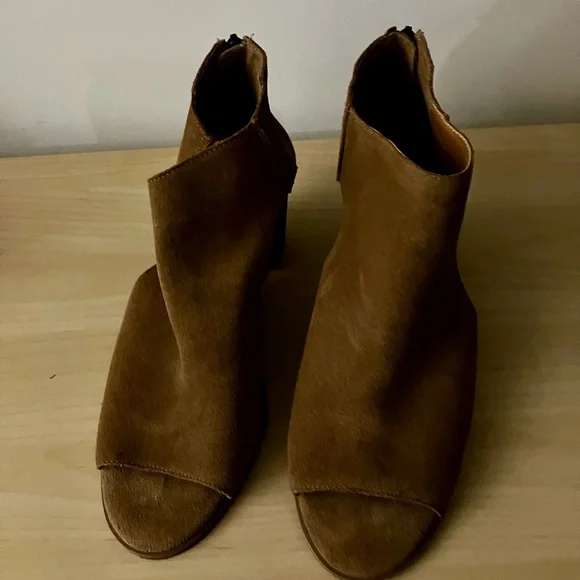 Lucky Brand Tan Suede Keight Bootie 10 42 - Picture 4 of 8